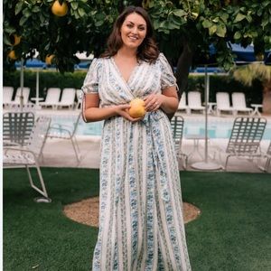 Gal meets glam blue Imogene dress